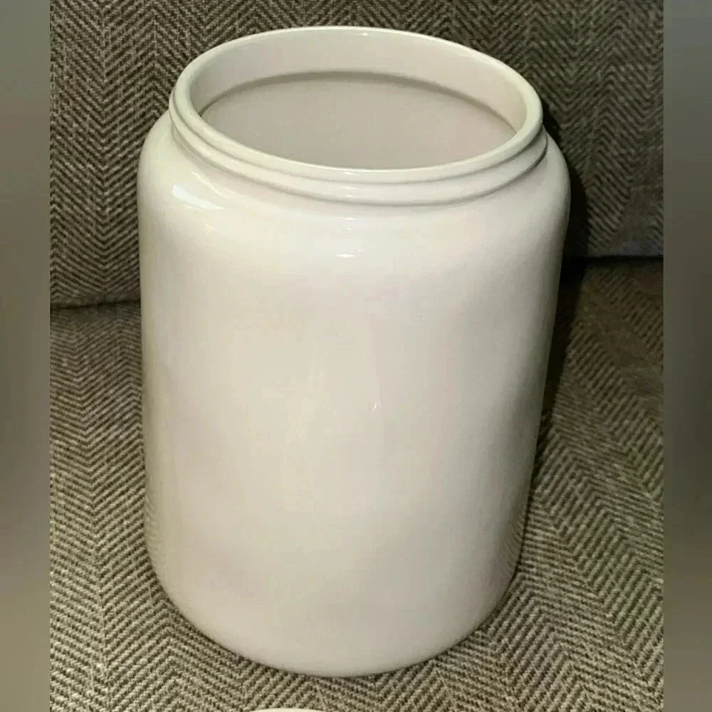 HTF Rae Dunn Magenta Artisan Collection BROWN SUGAR Canister (Lrg) Blk/Wht